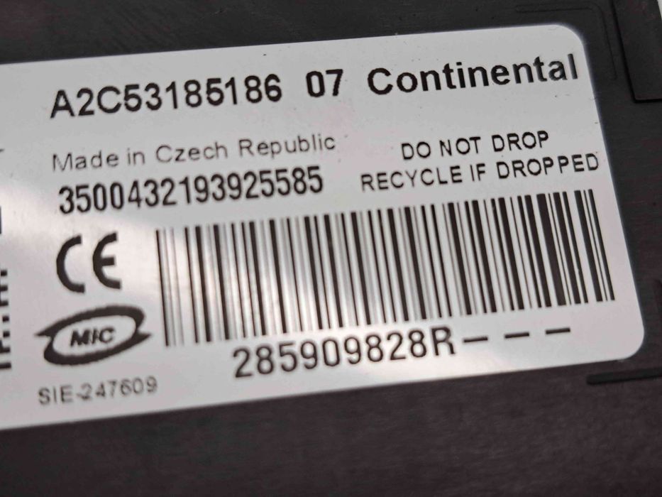 Contact cu cheie  Renault Scenic 3 [Fabr 2009-2015] 285909828R  1.6 B