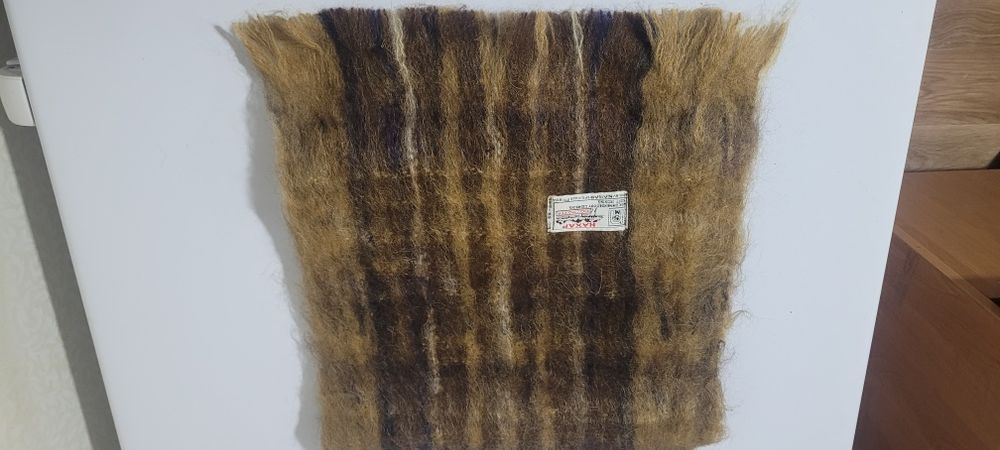 Шарф шерстяной махеровый