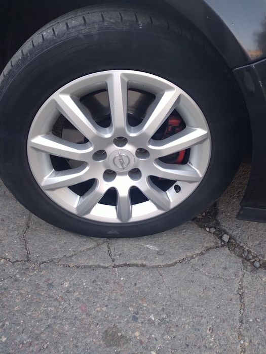 Cauciucuri de vara cu jeanti de aliaj pentru Opel Astra H