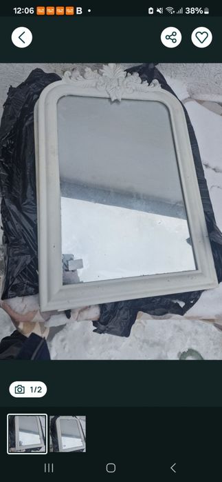 Vând oglinzi cu rama din ceramica