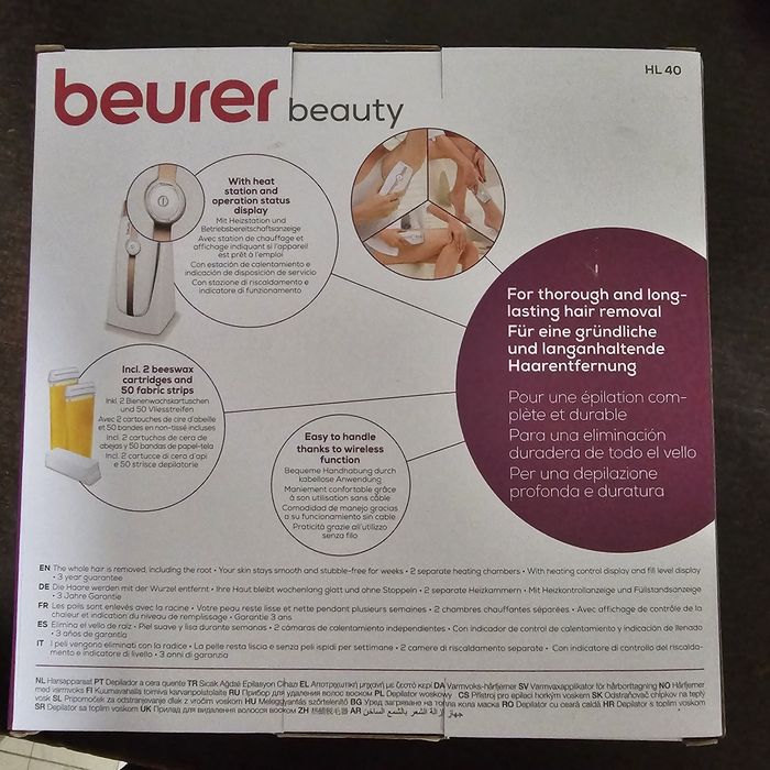 Beurer HL 40 Depilator cu ceara calda