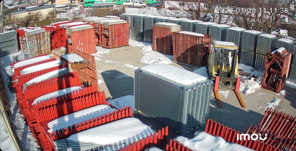 Schela metalica ca noua, podine metalice pe stoc