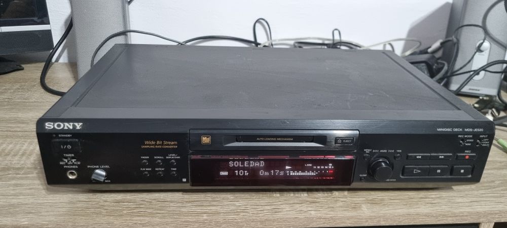 Player minidisc Sony MDS JE 520, perfecta stare