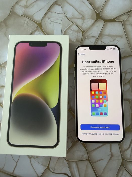 Айфон 14 в идеальном состоянии, все в сборе.