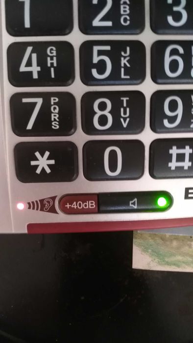 Telefon pt persoane cu deficiente de auz BigTel49Plus, nou, functional