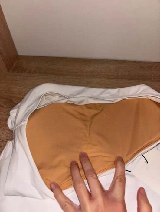 Costum de baie întreg alb M oncl er NOU