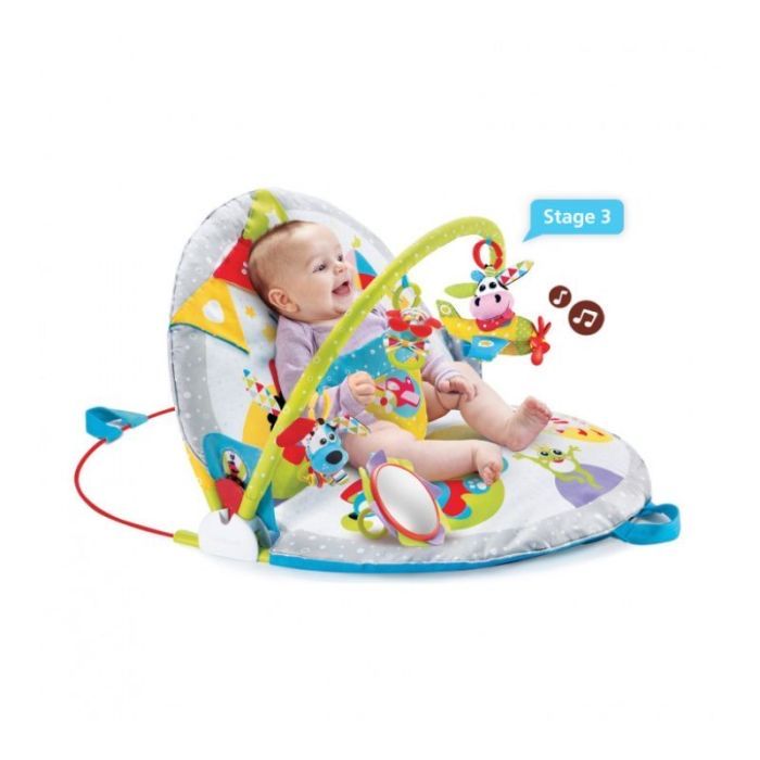 Centru activitati Yookidoo pliabil si sezlong 0-12 luni