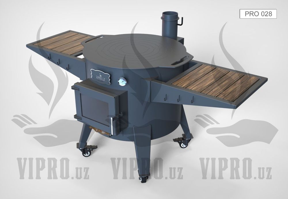 Очаг PRO-028,печь для казана, казан, гриль, мангал, учаг, учак