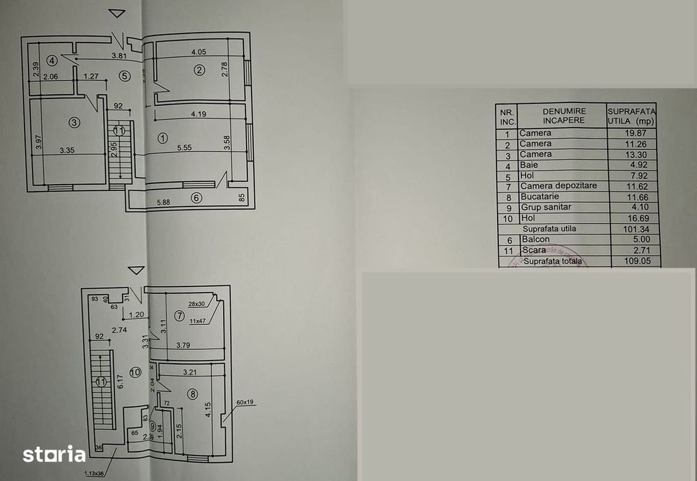 Vanzare duplex 4 camere Bucurestii Noi-Damaroaia
