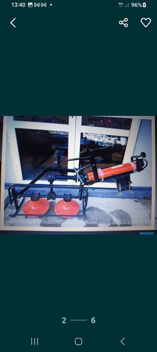 Cositoare rotativă pentru tractorase cu transmisie pe curele