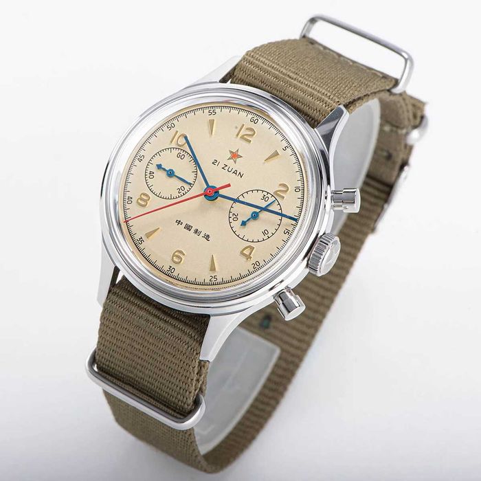 Ceas 1963 Polit Cronograf ST1901 Mecanic Air Force 40mm Safir Seagull
