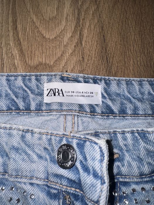 Дънки с камъчета Зара размер 36/С