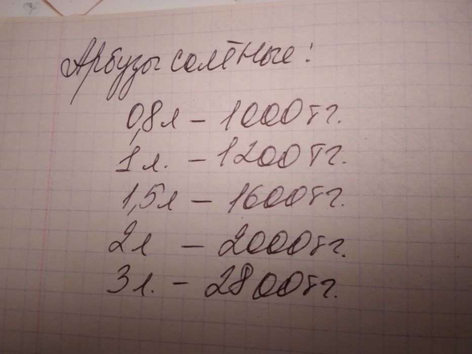 Арбузы солёные. Рядом с Каргу.