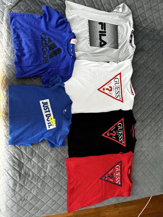 Тениски Adidas, Guess, Fila
