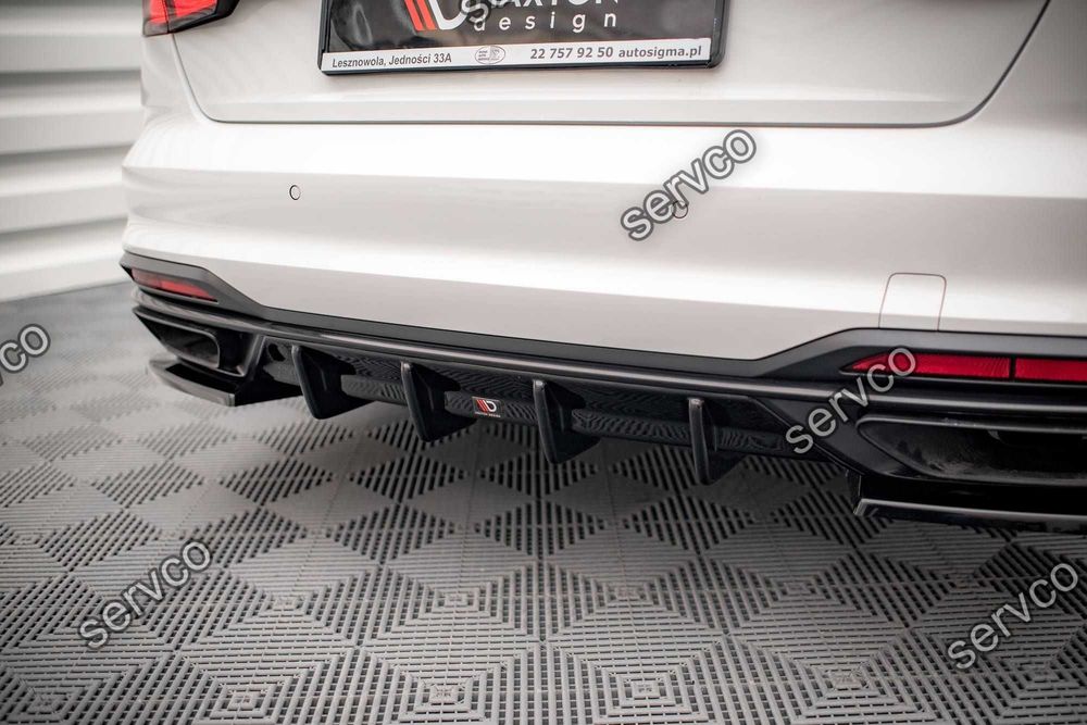 Difuzor bara spate Audi A4 B9 Facelift 2019- v12 - Maxton Design