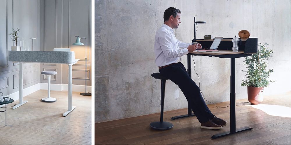 Ергономичен стол за работа Sedus se:fit - черен. Неразличим от нов