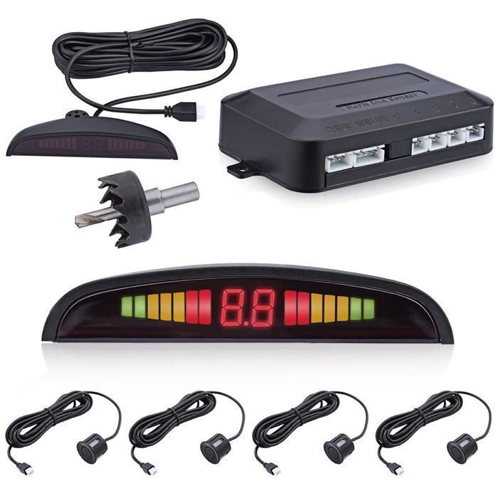 Senzori parcare auto afisaj display+sonor+montaj garantie 12 luni