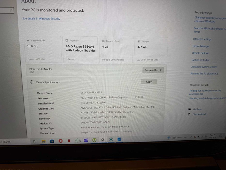 laptop  Lenovo gaming