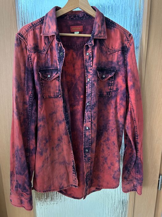 Diesel оригинална мъжка риза L / acid wash / premium модел