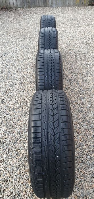 Jante aliaj originale audi pe 16. 5x112. Cu cauciucuri de iarna.