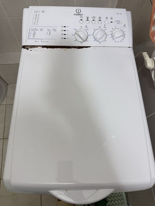 Вертикальная стиралка Indesit