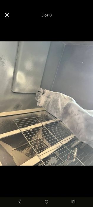 Камера за пясъкоструйка пясъкоструене