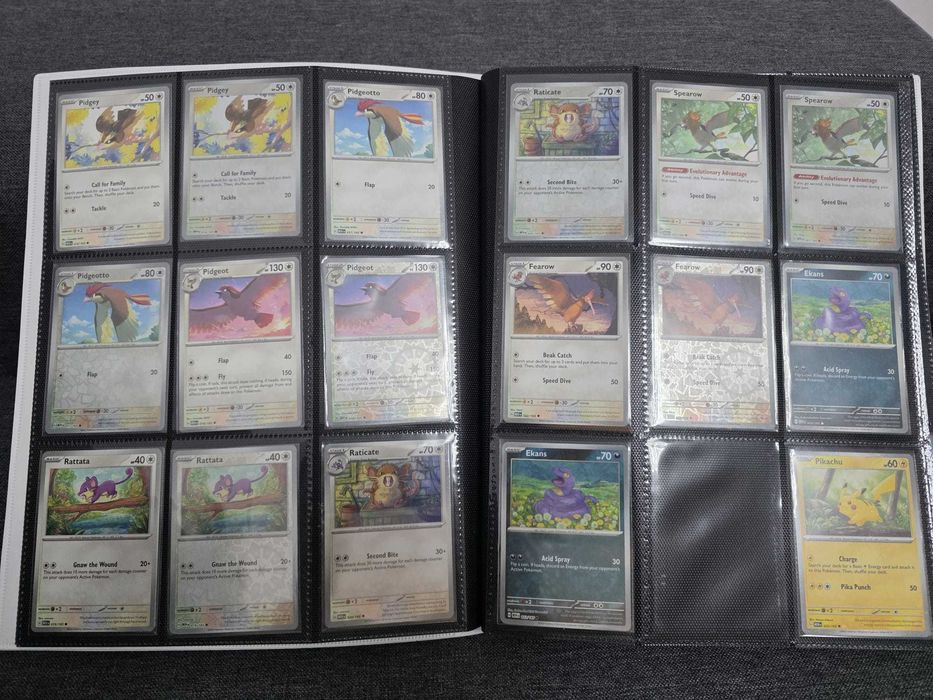 Colectie aproape completa Pokemon 151 - Common + Holo + Holo Reverse + Ex + Album - ORIGINALE - In profil alte anunturi cu carti Pokemon + One Piece
