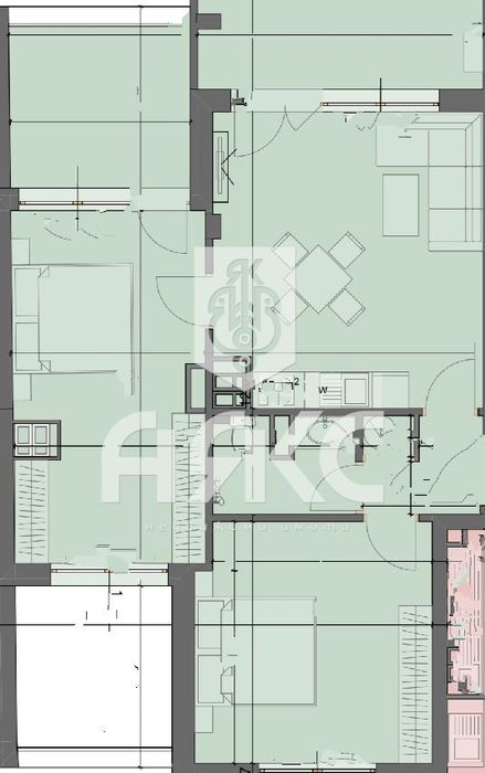 Продава се Тристаен апартамент в София, Хаджи Димитър - 108 кв.м за 2362 €/кв.м - Снимка #1
