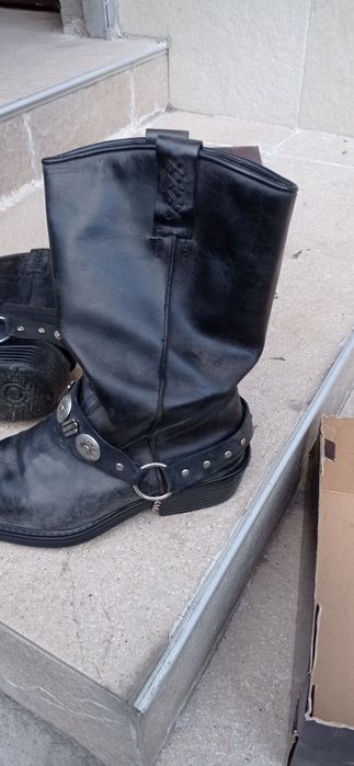 Кожени ботуши за чопър