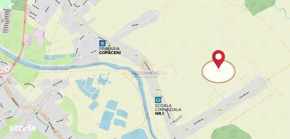 Teren de vânzare – 2.915 mp | Comuna Copăceni, Ilfov