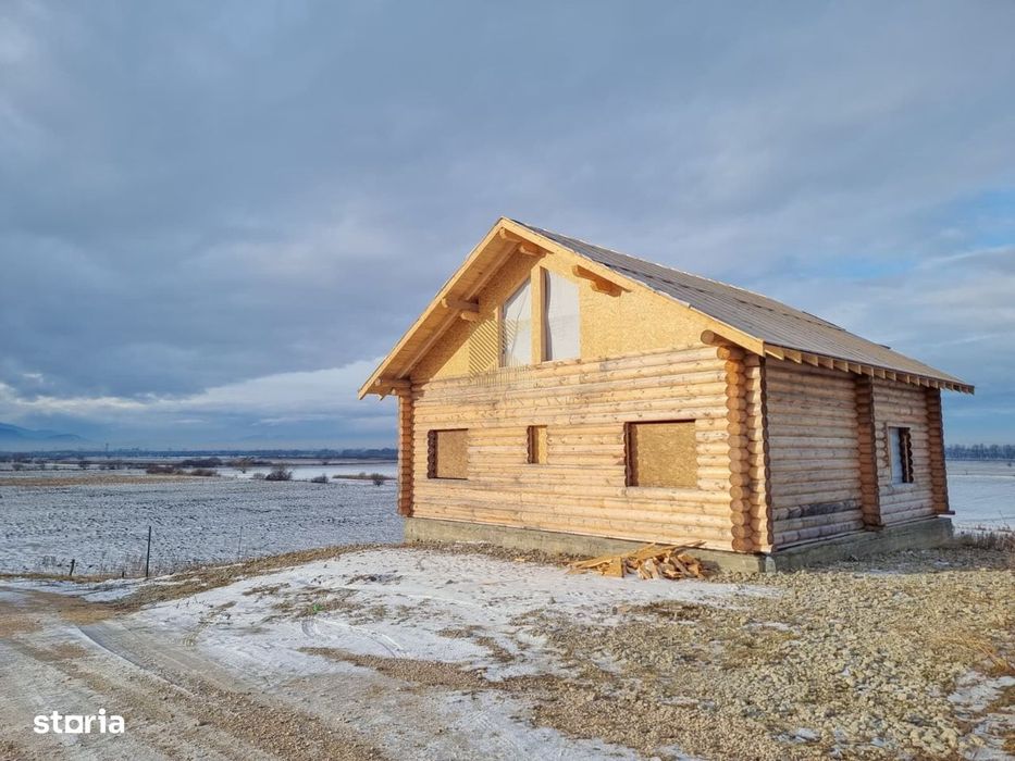 Cabana din bușteni la rosu pe teren 722 mp, Bod COMISION 0