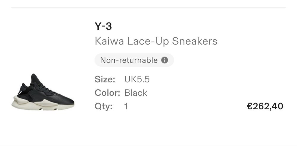 Y-3 Kaiwa Lace-Up