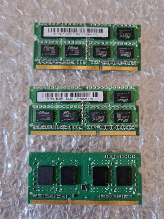 1x4gb 2x2gb ddr3 sodimm