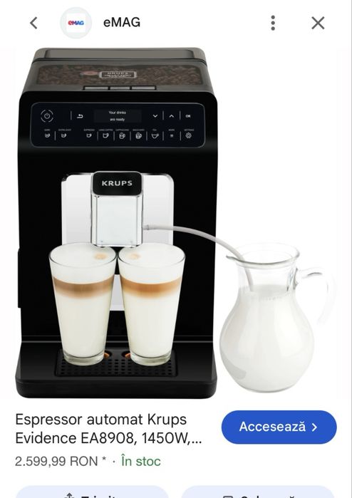 Aparar cafea krups