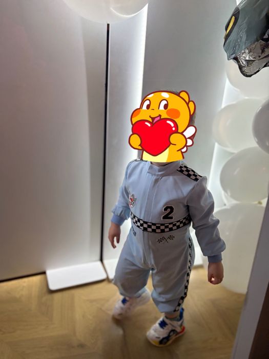 Състезателен детски гащеризон racing cars