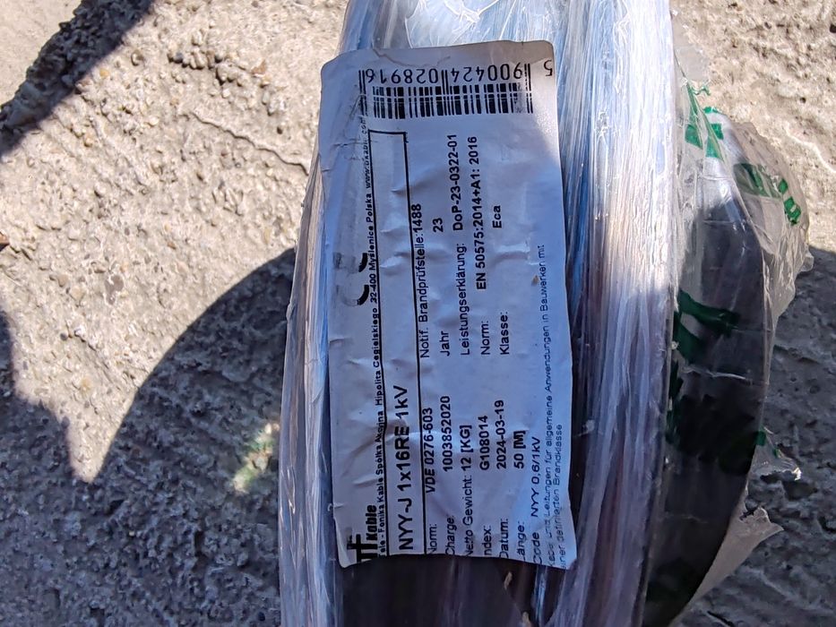 Cablu de 6 mm  grosime, 50 m lungime