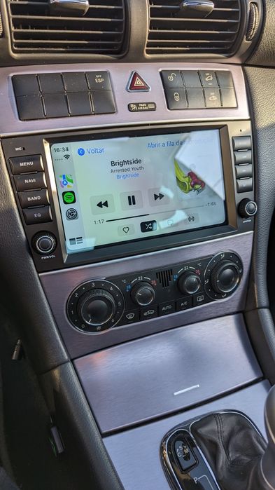 Navigatie Android Carplay wireles Mercedes C class w203