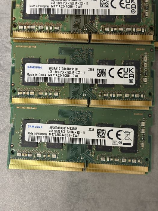 4GB DDR4 3200MHz RAM за лаптоп (SO-DIMM)