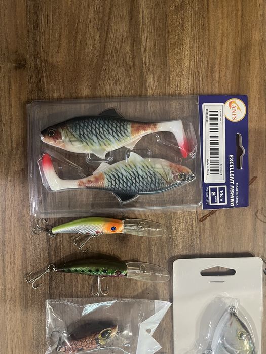 Изкуствени примамки за риболов.