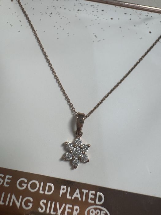 Серебряная подвеска 925 проба, фианиты