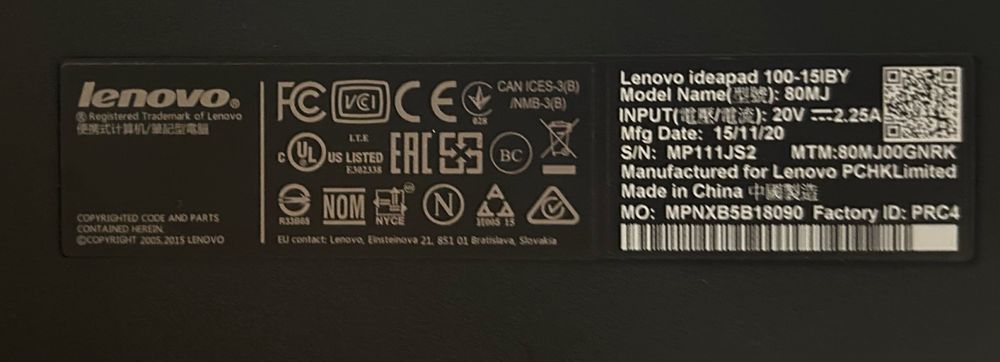 Ноутбук Lenovo DESKTOP-ES8GB2P