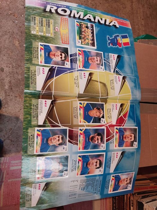 Album original Panini – Campionatul Mondial de Fotbal France 1998