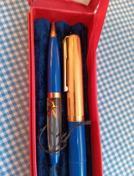 Stilou si pix vechi Rusesc, Set de colectie, Perioada comunista RSR