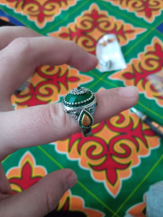 Кольцо серебро 10000тг Тагыда перчатки бар