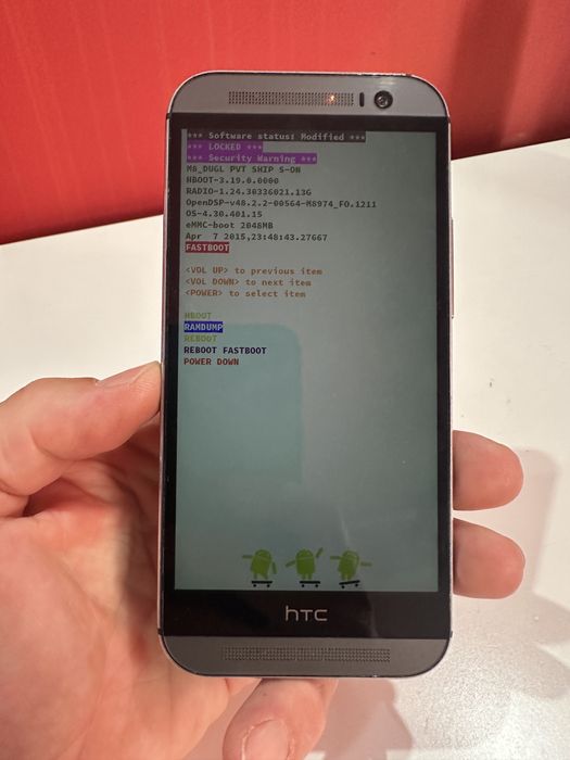 HTC One M8 pentru display piese