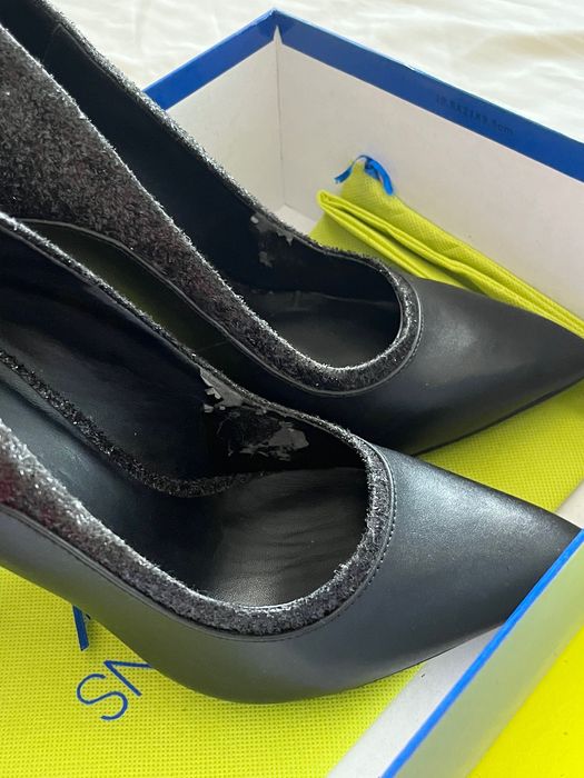 Pantofi stiletto negri Versace Jeans 38