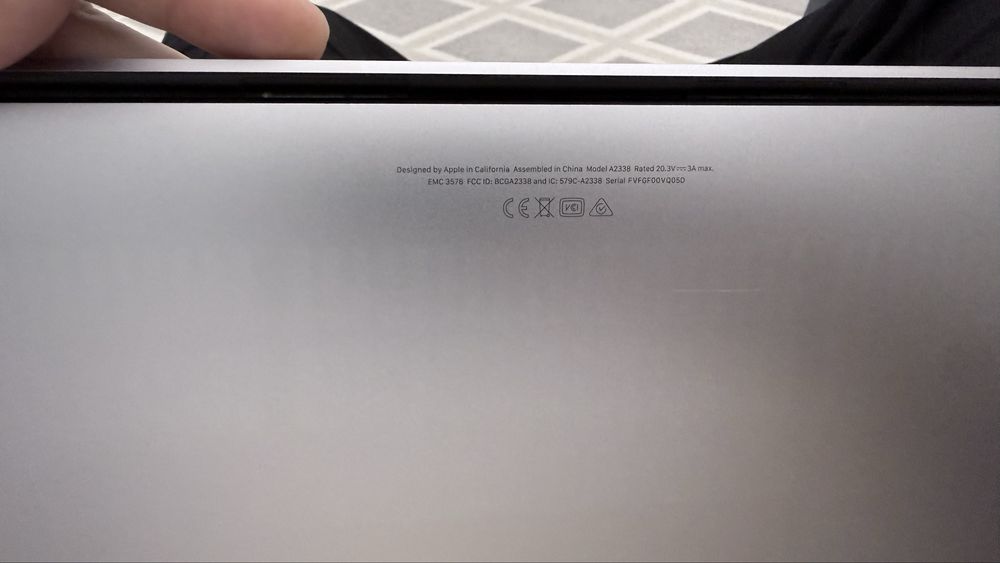 Macbook pro M1 2020