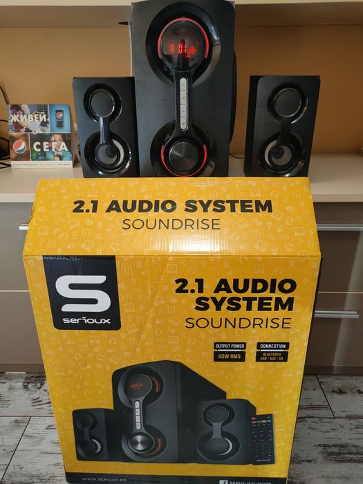 Високоговорители Serioux SoundRise-мощност 60 W