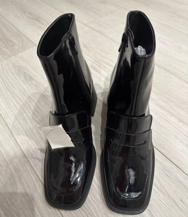 Ghete botine Studio Celeste 37 piele lacuita