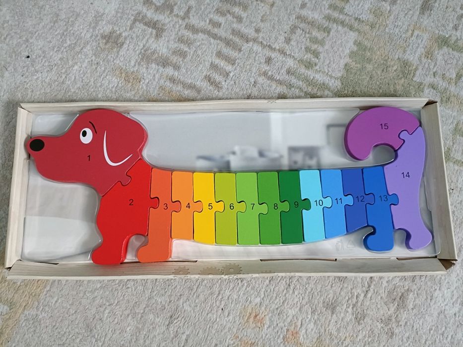 Basset din lemn( cățel) pentru 2+